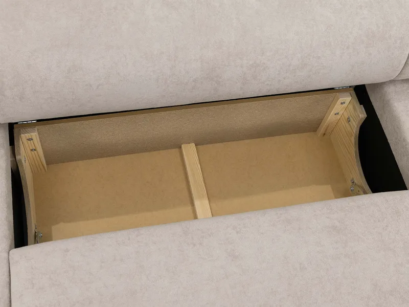 Hanish Bäddsoffa Dubbeldivan 5-sits - Grå - Möbler - Soffa - Bäddsoffa