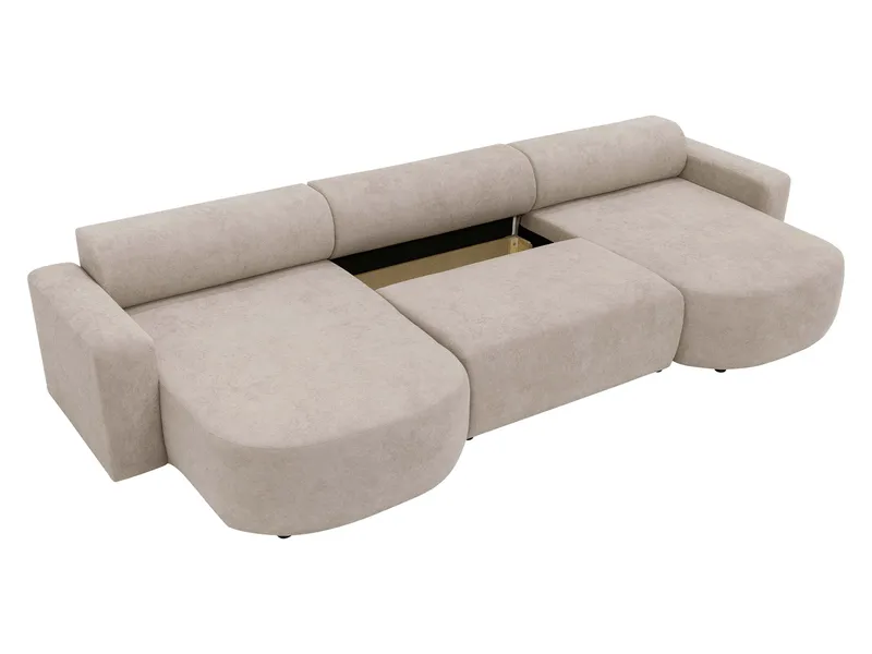 Hanish Bäddsoffa Dubbeldivan 5-sits - Grå - Möbler - Soffa - Bäddsoffa