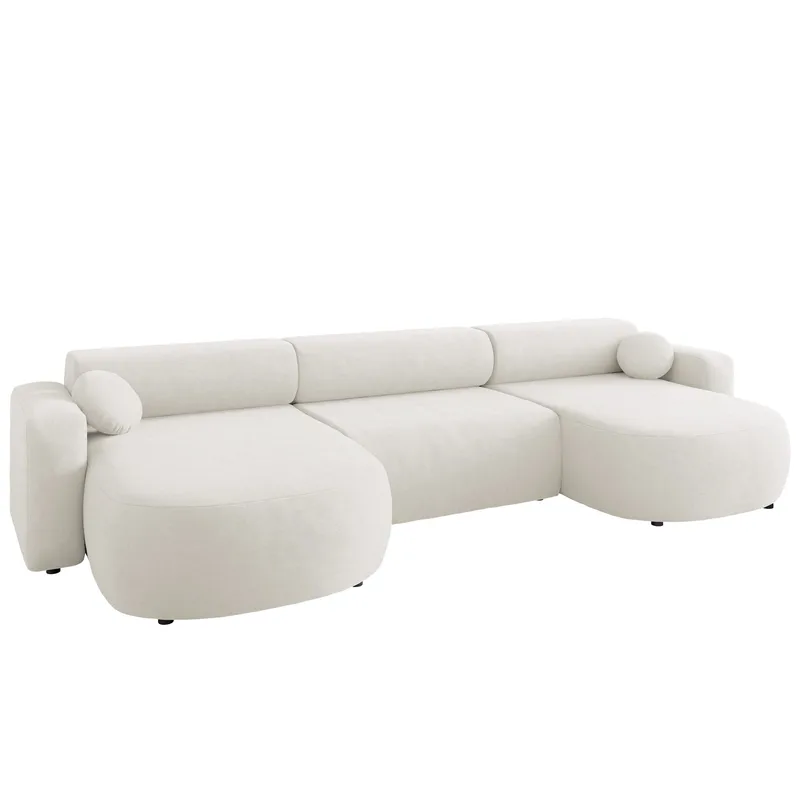 Hanish Bäddsoffa Dubbeldivan 5-sits, Vit