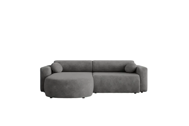 Hanish Bäddsoffa med Divan 3-sits - Grå - Möbler - Soffa - Bäddsoffa