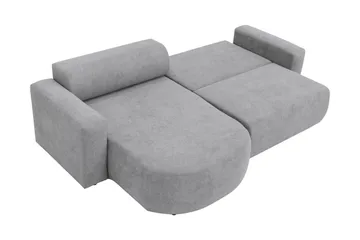 Hanish Bäddsoffa med Divan 3-sits - Grå - Möbler - Soffa - Bäddsoffa