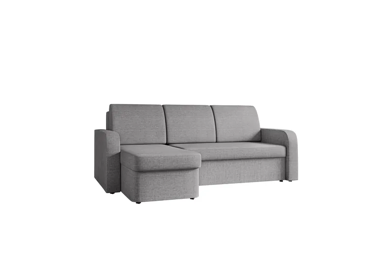 Hardev Bäddsoffa med Divan 3-sits - Grå - Möbler - Soffa - Bäddsoffa