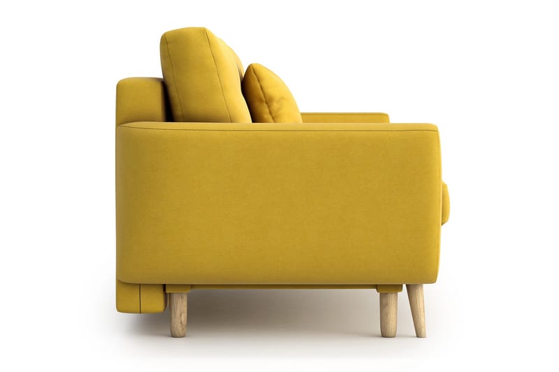 Harrisa 3-sits Bäddsoffa - Gul - Möbler - Soffa - Bäddsoffa