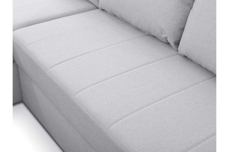Herosa 3-sits Bäddsoffa med Divan med Förvaring - Grå/Grön - Möbler - Soffa - Bäddsoffa