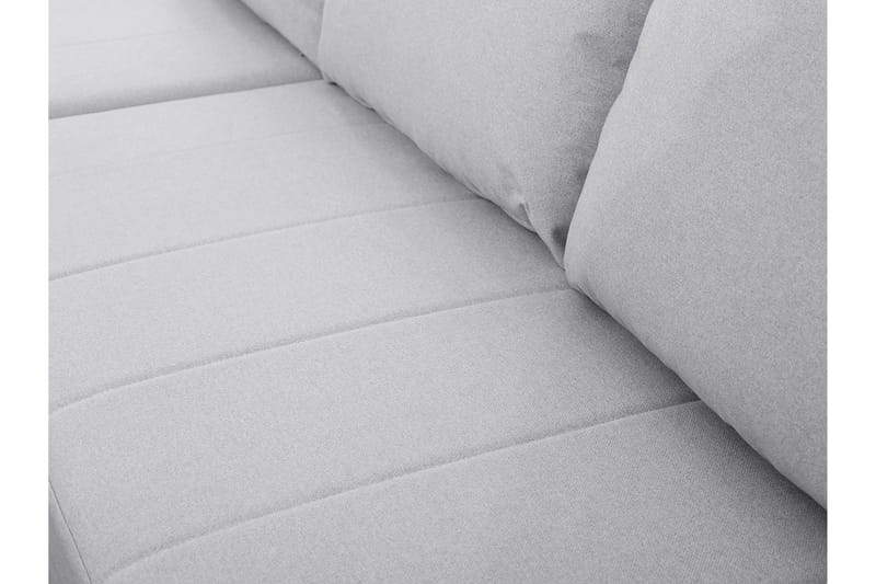 Herosa 3-sits Bäddsoffa med Divan med Förvaring - Grå/Rosa - Möbler - Soffa - Bäddsoffa