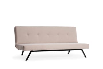 Hetalia 3-sits Längsbäddad Bäddsoffa 102x180 cm i Tyg - Beige - Möbler - Soffa - Bäddsoffa