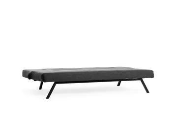 Hetalia 3-sits Längsbäddad Bäddsoffa 102x180 cm i Tyg - Mörkgrå - Möbler - Soffa - Bäddsoffa