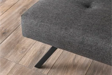 Hetalia 3-sits Längsbäddad Bäddsoffa 102x180 cm i Tyg - Mörkgrå - Möbler - Soffa - Bäddsoffa