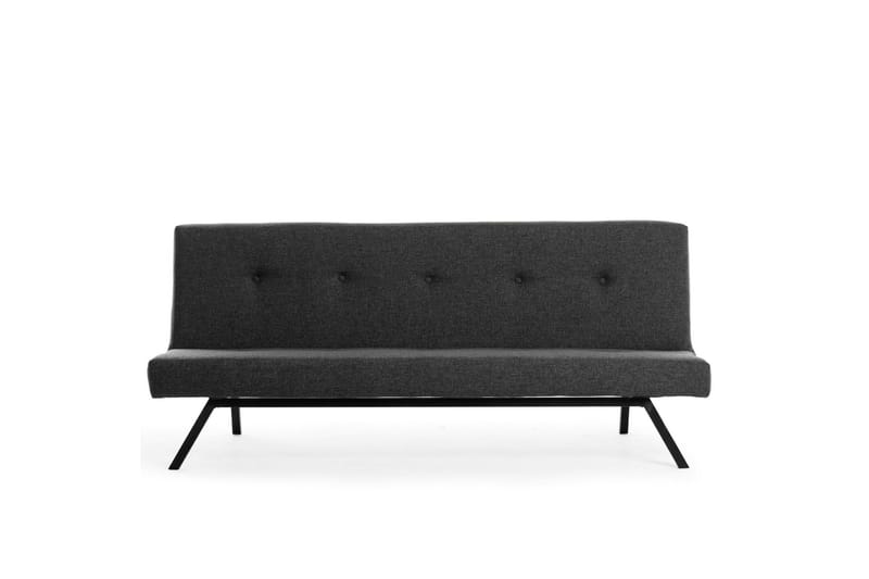 Hetalia 3-sits Längsbäddad Bäddsoffa 102x180 cm i Tyg - Mörkgrå - Möbler - Soffa - Bäddsoffa