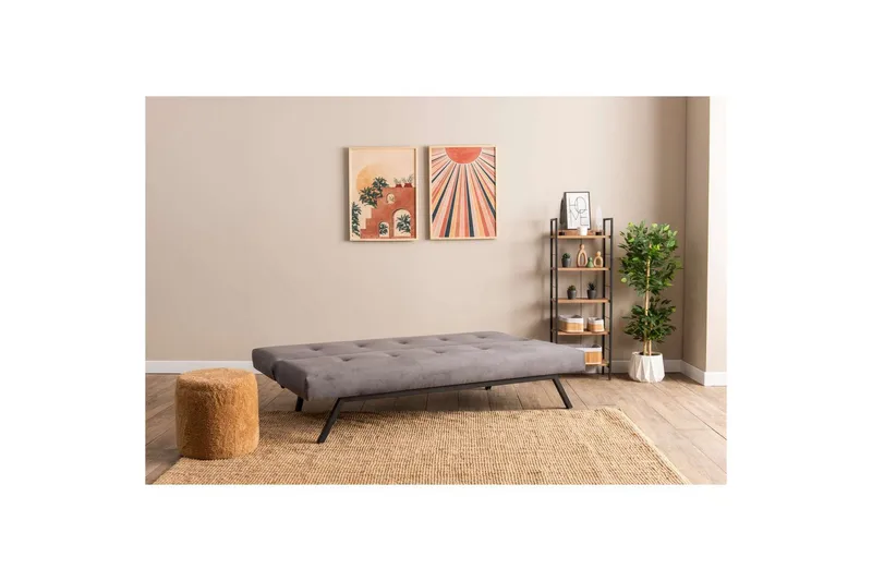 Hetalia Bäddsoffa 3-sits - Grå - Möbler - Soffa - Bäddsoffa