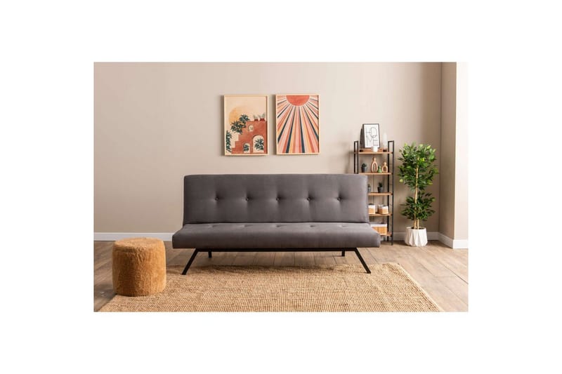 Hetalia Bäddsoffa 3-sits - Grå - Möbler - Soffa - Bäddsoffa