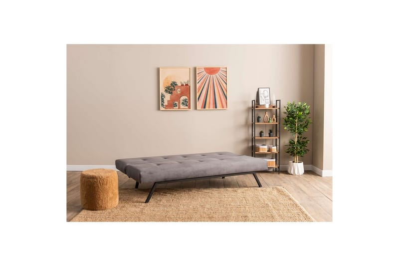 Hetalia Bäddsoffa 3-sits - Grå - Möbler - Soffa - Bäddsoffa