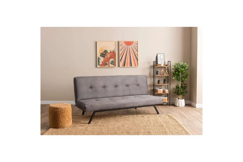 Hetalia Bäddsoffa 3-sits - Grå - Möbler - Soffa - Bäddsoffa