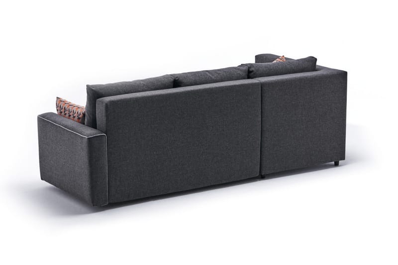 Highbank Bäddsoffa m. Divan 4-sits 200x150 - Antracit - Möbler - Soffa - Bäddsoffa