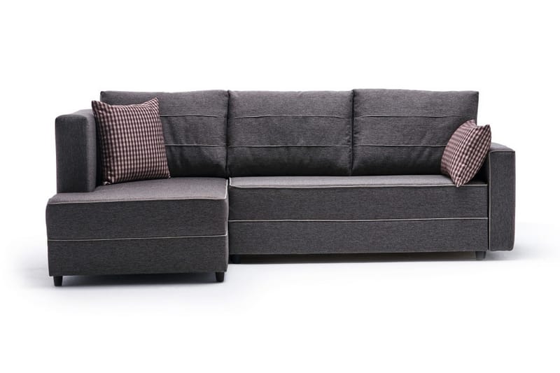 Highbank Bäddsoffa m. Divan 4-sits 200x150 - Brun - Möbler - Soffa - Bäddsoffa