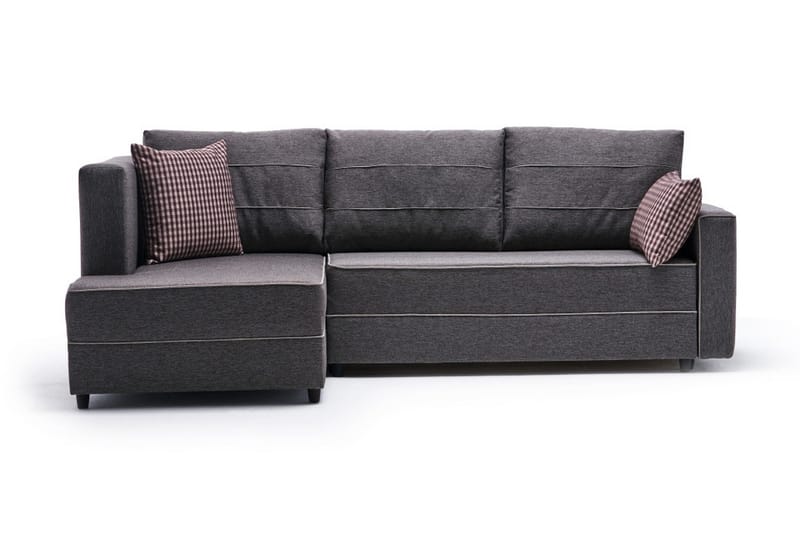 Highbank Bäddsoffa m. Divan 4-sits 200x150 - Brun - Bäddsoffa - Bäddsoffa divan