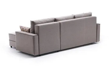 Highbank Bäddsoffa m. Divan 4-sits 200x150 - Cream - Möbler - Soffa - Bäddsoffa