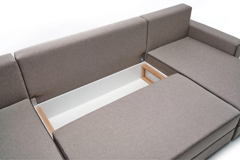 Highbank Bäddsoffa m. Divan 4-sits 200x150 - Cream - Möbler - Soffa - Bäddsoffa