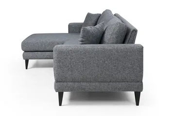 Hilari Bäddsoffa med Divan Vänster - Grå - Möbler - Soffa - Bäddsoffa