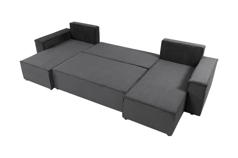 Hobson Bäddsoffa Dubbeldivan 4-sits i Plysch - Vit - Möbler - Soffa - Bäddsoffa