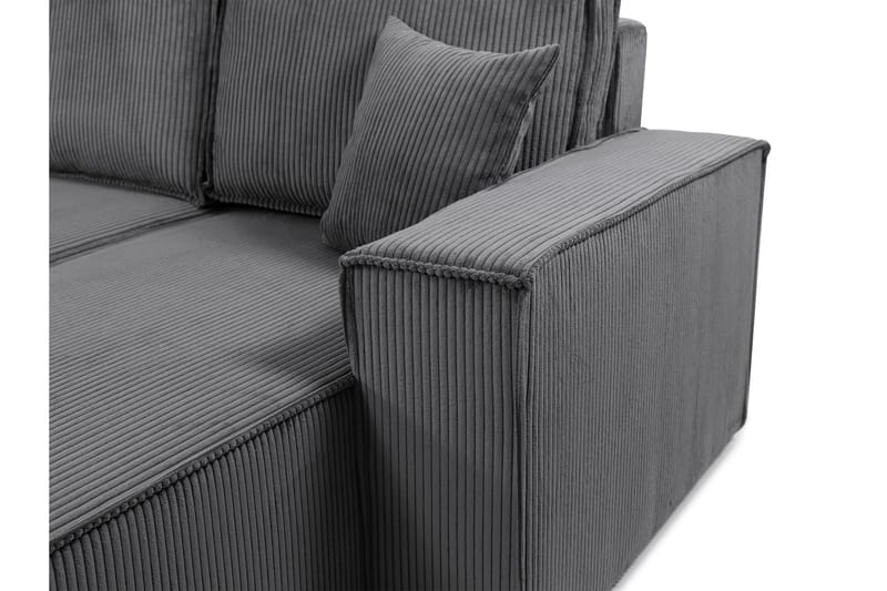 Hobson Bäddsoffa Dubbeldivan 4-sits i Plysch - Vit - Möbler - Soffa - Bäddsoffa