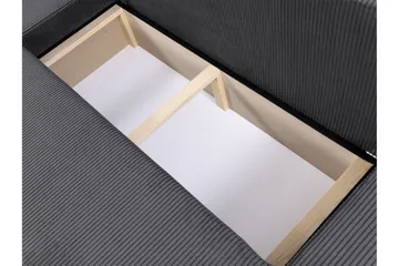 Hobson Bäddsoffa Dubbeldivan 4-sits i Plysch - Grå - Möbler - Soffa - Bäddsoffa