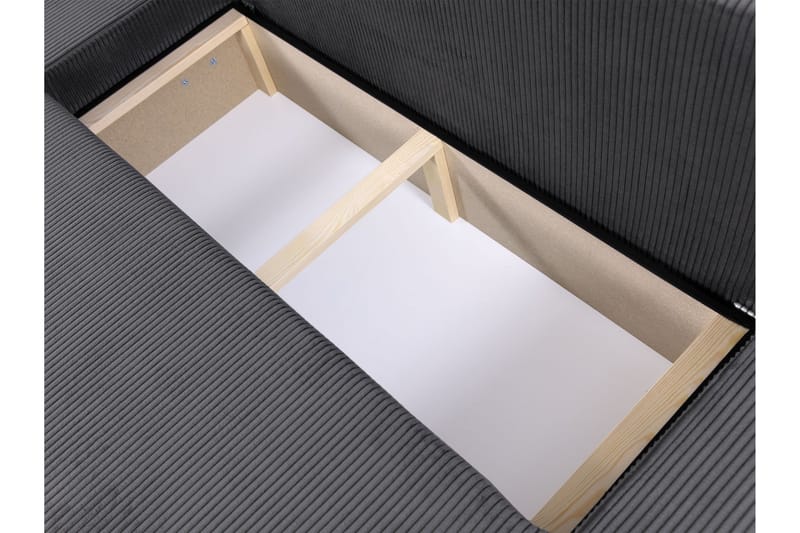 Hobson Bäddsoffa Dubbeldivan 4-sits i Plysch - Vit - Möbler - Soffa - Bäddsoffa