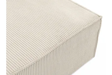 Hobson Bäddsoffa med Divan 3-sits i Plysch - Beige - Möbler - Soffa - Bäddsoffa