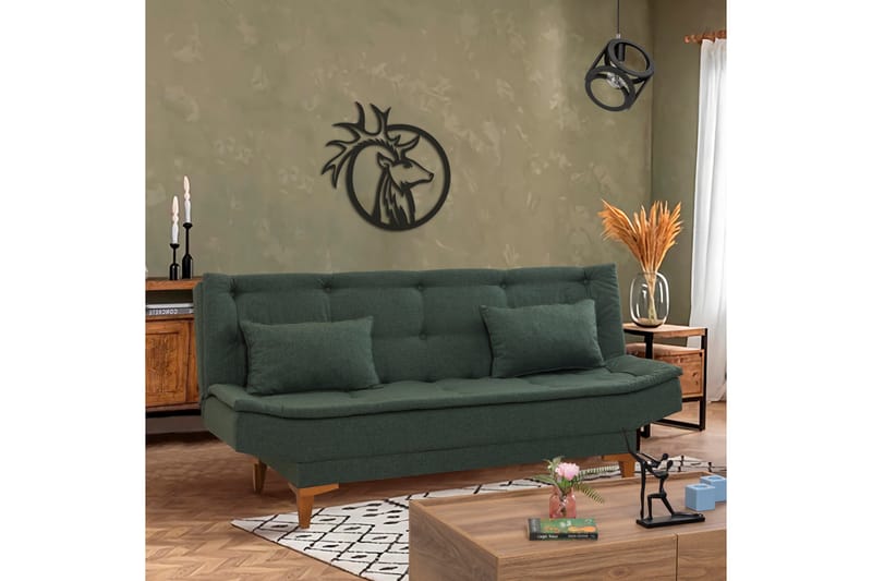 Hunterville Bäddsoffa 3-sits 106x190 - Grön - Möbler - Soffa - Bäddsoffa