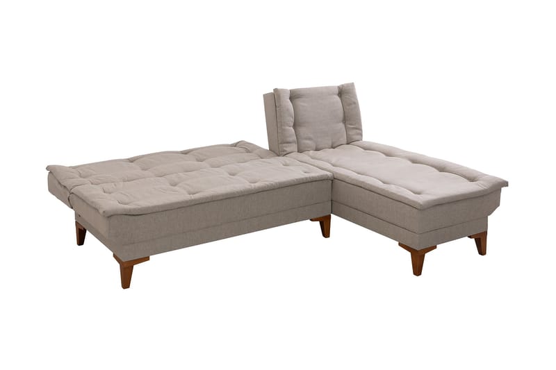 Hunterville Bäddsoffa m. Divan 4-sits 107x205 - Cream - Möbler - Soffa - Bäddsoffa