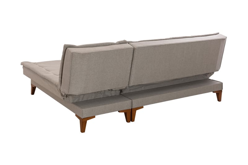 Hunterville Bäddsoffa m. Divan 4-sits 107x205 - Cream - Möbler - Soffa - Bäddsoffa