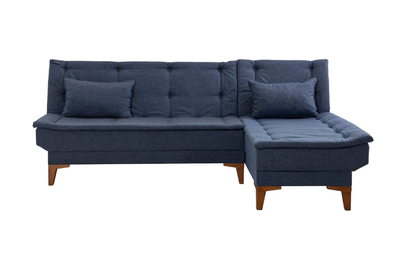 Hunterville Bäddsoffa m. Divan 4-sits 107x205 - Mörkblå - Möbler - Soffa - Bäddsoffa