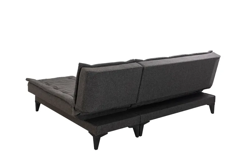 Hunterville Bäddsoffa m. Divan 4-sits - Antracit - Möbler - Soffa - Bäddsoffa