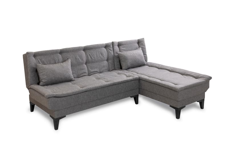 Hunterville Bäddsoffa m. Divan 4-sits - Grå - Möbler - Soffa - Bäddsoffa