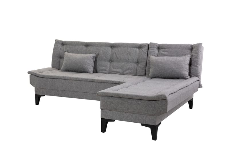 Hunterville Bäddsoffa m. Divan 4-sits - Grå - Möbler - Soffa - Bäddsoffa