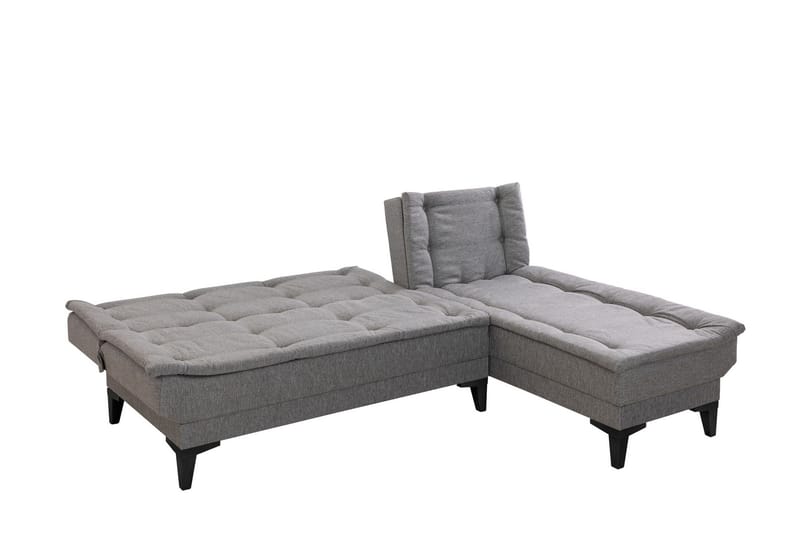 Hunterville Bäddsoffa m. Divan 4-sits - Grå - Möbler - Soffa - Bäddsoffa