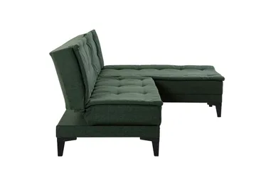 Hunterville Bäddsoffa m. Divan 4-sits - Grön - Möbler - Soffa - Bäddsoffa
