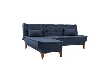 Hunterville Bäddsoffa m. Divan 4-sits - Mörkblå - Möbler - Soffa - Bäddsoffa