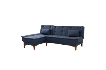 Hunterville Bäddsoffa m. Divan 4-sits - Mörkblå - Möbler - Soffa - Bäddsoffa