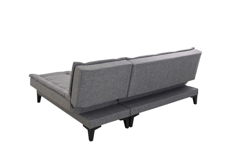 Hunterville Bäddsoffa m. Divan 4-sits - Mörkgrå - Möbler - Soffa - Bäddsoffa