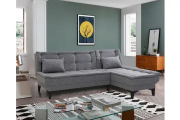 Hunterville Bäddsoffa m. Divan 4-sits - Mörkgrå - Möbler - Soffa - Bäddsoffa