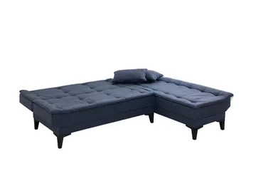 Hunterville Bäddsoffa m. Divan 4-sits - Marinblå - Möbler - Soffa - Bäddsoffa