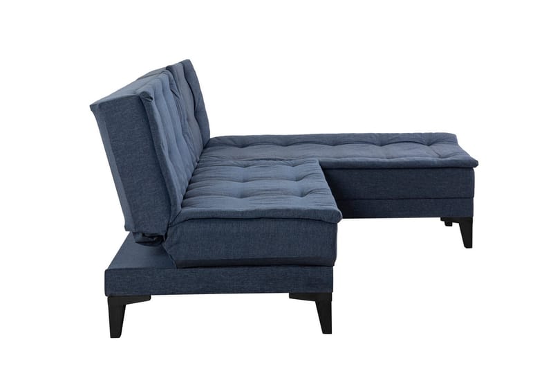 Hunterville Bäddsoffa m. Divan 4-sits - Marinblå - Möbler - Soffa - Bäddsoffa