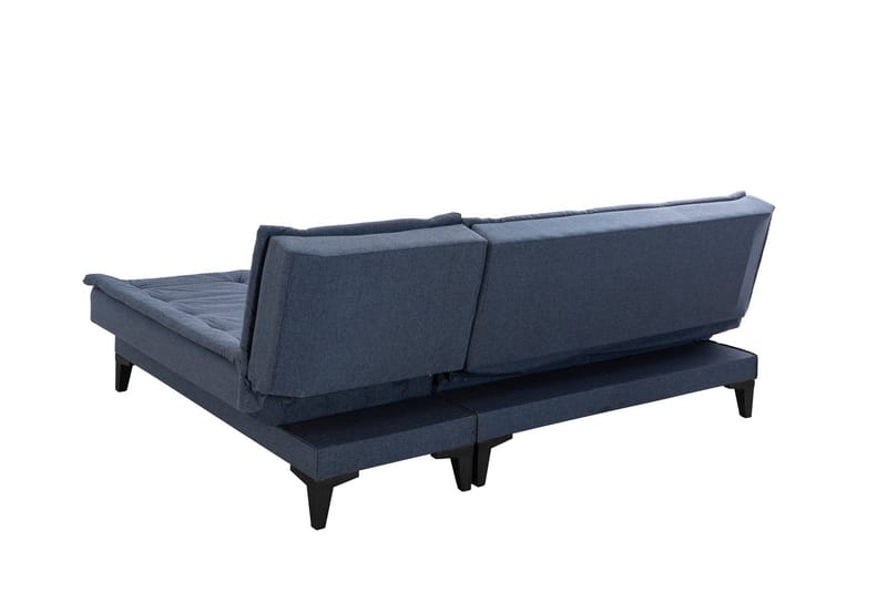 Hunterville Bäddsoffa m. Divan 4-sits - Marinblå - Möbler - Soffa - Bäddsoffa