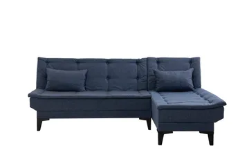 Hunterville Bäddsoffa m. Divan 4-sits - Marinblå - Möbler - Soffa - Bäddsoffa