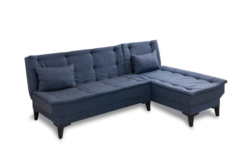 Hunterville Bäddsoffa m. Divan 4-sits - Marinblå - Möbler - Soffa - Bäddsoffa