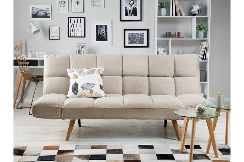 Ingaro Bäddsoffa 182 cm - Beige - Möbler - Soffa - Bäddsoffa