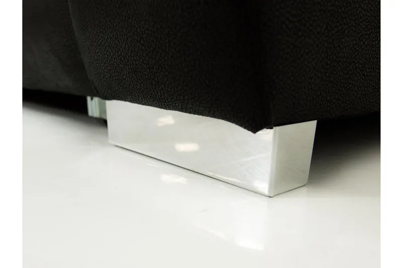 Irja Bäddsoffa m. Divan 3-sits med Förvaring - Svart - Möbler - Soffa - Bäddsoffa