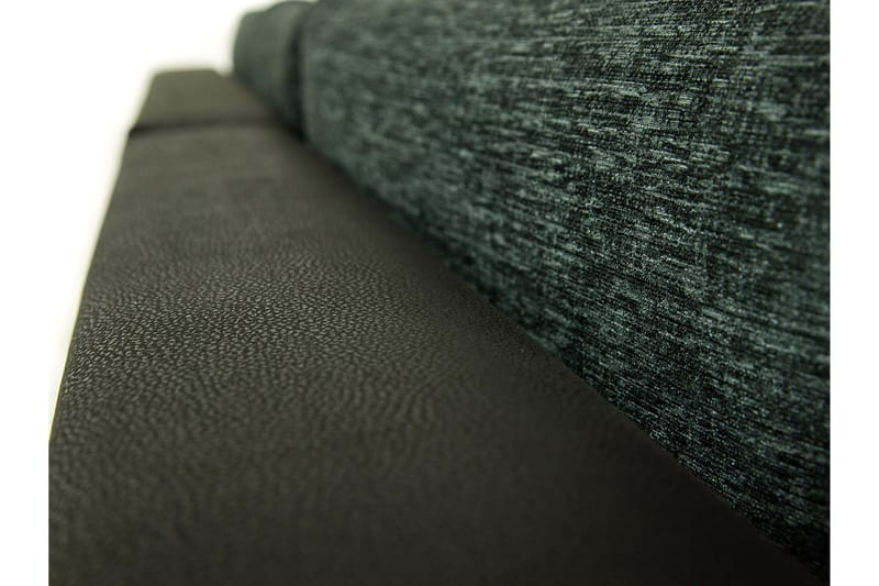 Irja Bäddsoffa m. Divan 3-sits med Förvaring - Svart - Möbler - Soffa - Bäddsoffa