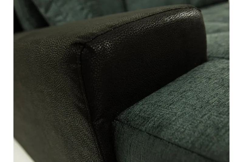 Irja Bäddsoffa m. Divan 3-sits med Förvaring - Svart - Möbler - Soffa - Bäddsoffa